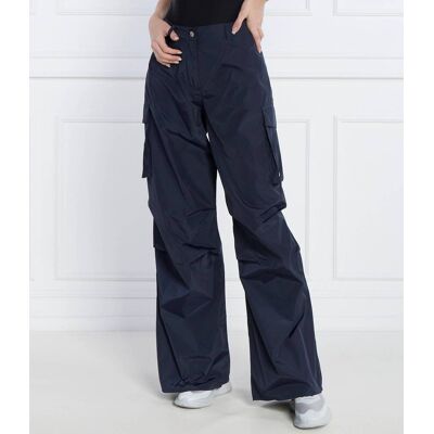 HUGO Spodnie cargo Holati-1 Loose fit granatowy 34 HUGO Spodnie cargo Holati-1 Loose fit granatowy 34