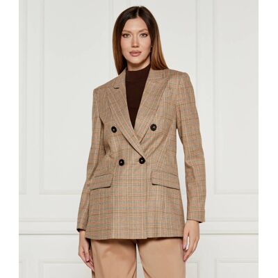 Marc Cain Marynarka Slim Fit z dodatkiem wełny brązowy 40 Marc Cain Marynarka Slim Fit z dodatkiem wełny brązowy 40