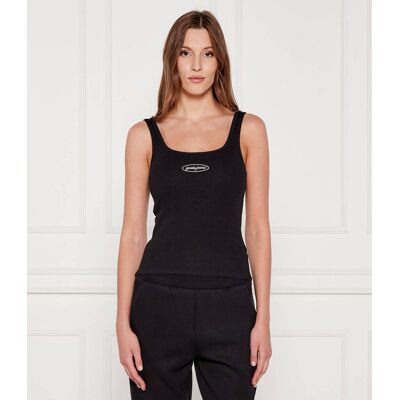 Guess Jeans Top Slim Fit czarny XS Guess Jeans Top Slim Fit czarny XS