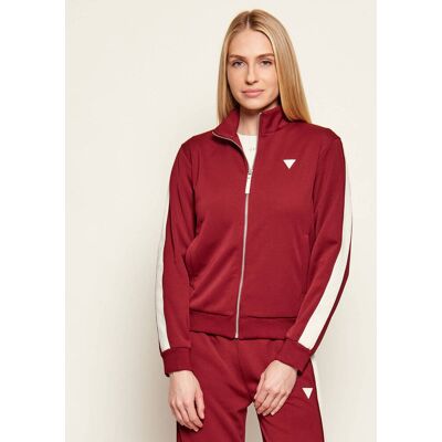 Guess ACTIVE Bluza Marlene Regular Fit bordowy L Guess ACTIVE Bluza Marlene Regular Fit bordowy L