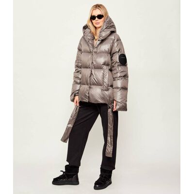 MMC Puchowa kurtka JESSO Oversize fit brązowy OS MMC Puchowa kurtka JESSO Oversize fit brązowy OS