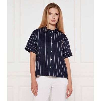 Joop! Koszula Beatrice Loose fit granatowy 34 Joop! Koszula Beatrice Loose fit granatowy 34