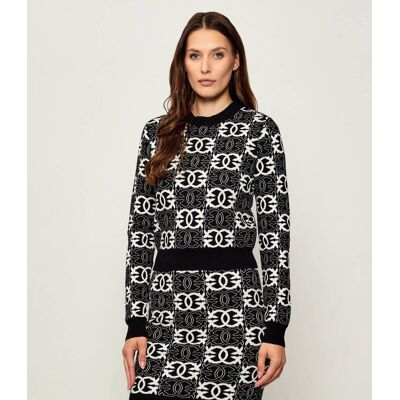 Pinko Sweter GYPSIES Regular Fit czarny XXS Pinko Sweter GYPSIES Regular Fit czarny XXS