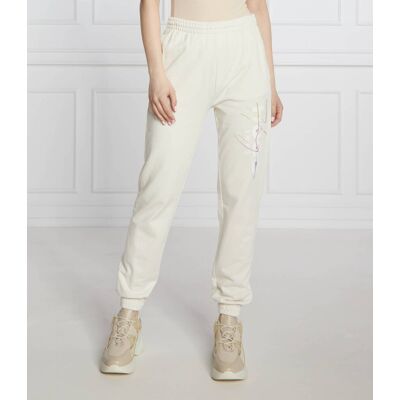 HUGO Spodnie dresowe Najogger_2 Regular Fit kremowy XS HUGO Spodnie dresowe Najogger_2 Regular Fit kremowy XS