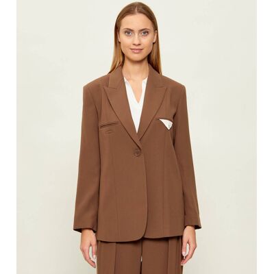 Giorgio Armani Exchange Marynarka Relaxed fit brązowy 40 Giorgio Armani Exchange Marynarka Relaxed fit brązowy 40