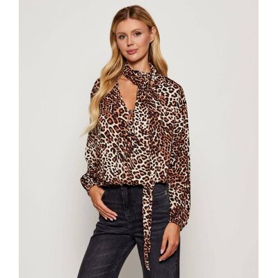 HUGO Koszula Cunea-1 Oversize fit brązowy 42 HUGO Koszula Cunea-1 Oversize fit brązowy 42