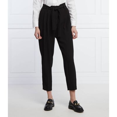 HUGO Spodnie hereta carrot fit czarny 34 HUGO Spodnie hereta carrot fit czarny 34