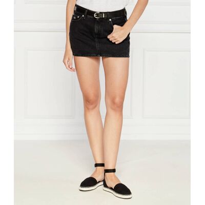Tommy Jeans Jeansowa spódnica Sophie czarny 26 Tommy Jeans Jeansowa spódnica Sophie czarny 26