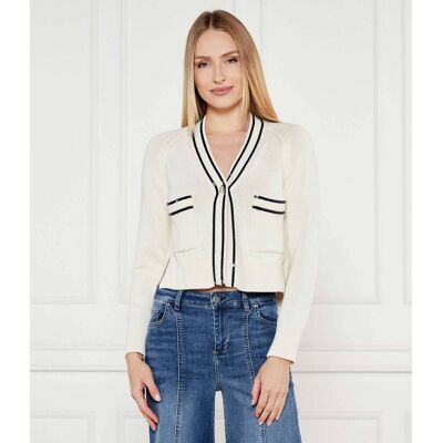Liu Jo Kardigan Regular Fit ecru XL Liu Jo Kardigan Regular Fit ecru XL