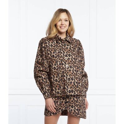 Silvian Heach Koszula FIVIX Regular Fit brązowy 34 Silvian Heach Koszula FIVIX Regular Fit brązowy 34