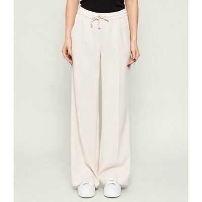 Marc Cain Spodnie WELKOM Relaxed fit beżowy 38 Marc Cain Spodnie WELKOM Relaxed fit beżowy 38