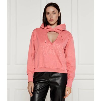 Pinko Bluza Cropped Fit różowy XL Pinko Bluza Cropped Fit różowy XL