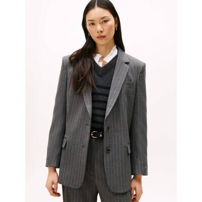 Tommy Hilfiger Marynarka Oversize fit szary 42 Tommy Hilfiger Marynarka Oversize fit szary 42