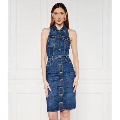 Elisabetta Franchi Jeansowa sukienka niebieski 34 Elisabetta Franchi Jeansowa sukienka niebieski 34