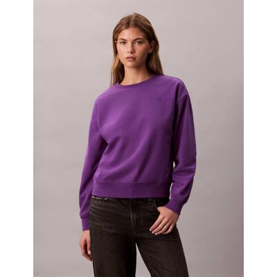 Calvin Klein Jeans Bluza Relaxed fit fioletowy XXS Calvin Klein Jeans Bluza Relaxed fit fioletowy XXS
