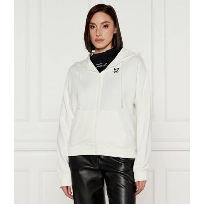 HUGO Bluza Dalfine Regular Fit ecru M HUGO Bluza Dalfine Regular Fit ecru M