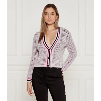 Marc Cain Kardigan Loose fit różowy 34 Marc Cain Kardigan Loose fit różowy 34