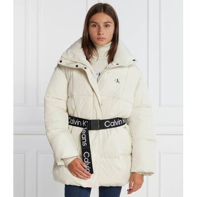 Calvin Klein Jeans Kurtka PUFFER Regular Fit beżowy M Calvin Klein Jeans Kurtka PUFFER Regular Fit beżowy M