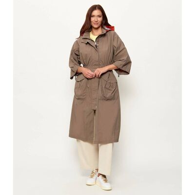PARAJUMPERS Trencz Kotone brązowy XS PARAJUMPERS Trencz Kotone brązowy XS