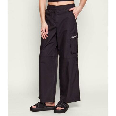 Karl Lagerfeld Jeans Spodnie cargo Relaxed fit czarny M Karl Lagerfeld Jeans Spodnie cargo Relaxed fit czarny M