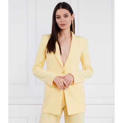 Patrizia Pepe Marynarka Slim Fit żółty 40 Patrizia Pepe Marynarka Slim Fit żółty 40