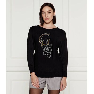 Guess Sweter SELENA Regular Fit czarny XS Guess Sweter SELENA Regular Fit czarny XS