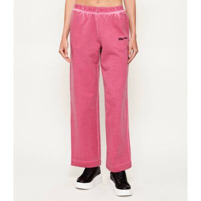 Karl Lagerfeld Jeans Spodnie dresowe Relaxed fit różowy L Karl Lagerfeld Jeans Spodnie dresowe Relaxed fit różowy L