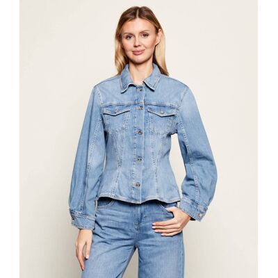 Liu Jo Kurtka jeansowa Slim Fit niebieski S Liu Jo Kurtka jeansowa Slim Fit niebieski S