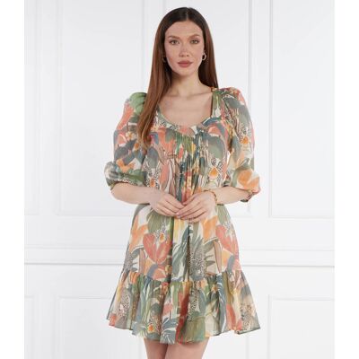 TWINSET Sukienka z paskiem CORTO MORBIDO multikolor 38 TWINSET Sukienka z paskiem CORTO MORBIDO multikolor 38