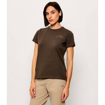 Aeronautica Militare T-shirt Regular Fit brązowy XL Aeronautica Militare T-shirt Regular Fit brązowy XL
