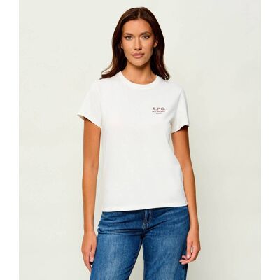 A.P.C. T-shirt Rue Madame Gots Regular Fit ecru XS A.P.C. T-shirt Rue Madame Gots Regular Fit ecru XS