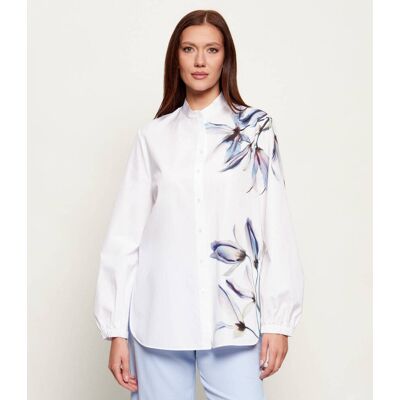 Marc Cain Koszula Straight fit biały 40 Marc Cain Koszula Straight fit biały 40