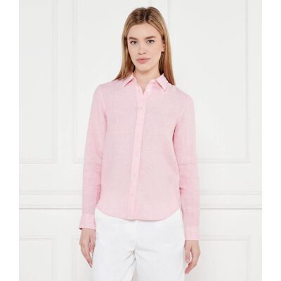 Gant Lniana koszula Regular Fit różowy 42 Gant Lniana koszula Regular Fit różowy 42