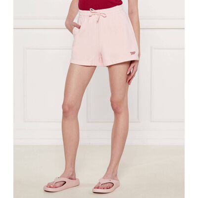 Tommy Hilfiger Różowe Luźne Szorty - Shorts Tommy Hilfiger Różowe Luźne Szorty - Shorts