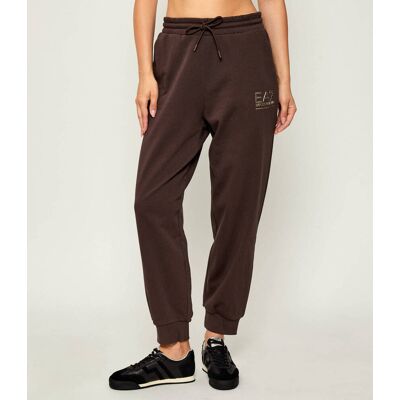 EA7 Spodnie dresowe Relaxed fit brązowy S EA7 Spodnie dresowe Relaxed fit brązowy S