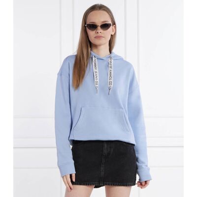 Tommy Jeans Bluza Relaxed fit niebieski XL Tommy Jeans Bluza Relaxed fit niebieski XL