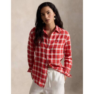 Polo Ralph Lauren Lniana koszula Classic fit czerwony XS Polo Ralph Lauren Lniana koszula Classic fit czerwony XS