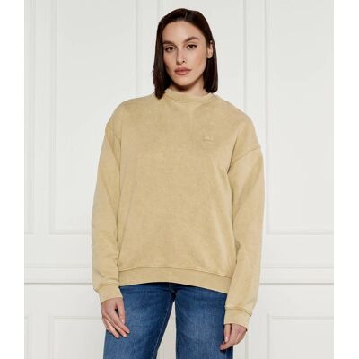 Lacoste Bluza Loose fit beżowy XL Lacoste Bluza Loose fit beżowy XL