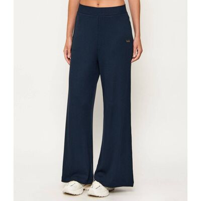 EA7 Spodnie dresowe flare fit granatowy XL EA7 Spodnie dresowe flare fit granatowy XL