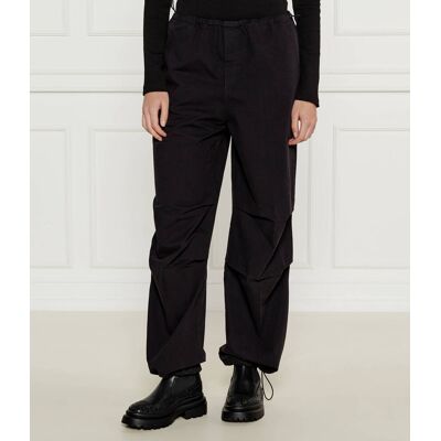 Hugo Blue Spodnie jogger Hafisa-1-D_B Loose fit czarny 34 Hugo Blue Spodnie jogger Hafisa-1-D_B Loose fit czarny 34