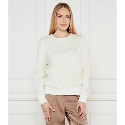 Twinset U&B; Bluza Regular Fit ecru L Twinset U&B; Bluza Regular Fit ecru L