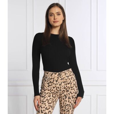 Liu Jo Sweter Slim Fit czarny L Liu Jo Sweter Slim Fit czarny L