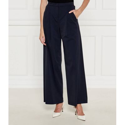 MM Spodnie flare fit granatowy M MM Spodnie flare fit granatowy M