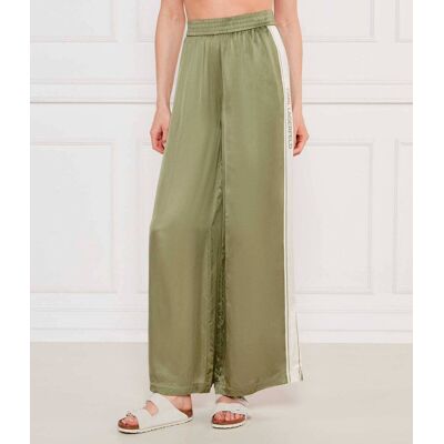Karl Lagerfeld Spodnie Relaxed fit zielony 40 Karl Lagerfeld Spodnie Relaxed fit zielony 40