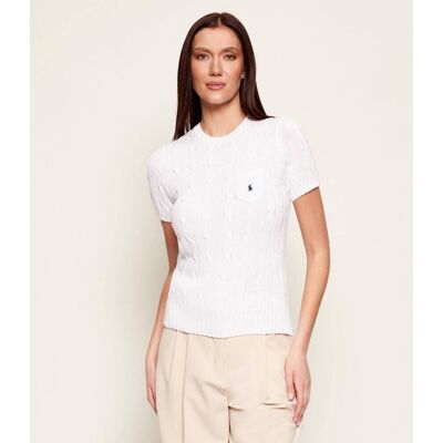 Polo Ralph Lauren Sweter Slim Fit biały L Polo Ralph Lauren Sweter Slim Fit biały L