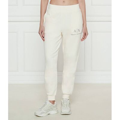 Giorgio Armani Exchange Spodnie dresowe Regular Fit ecru XL Giorgio Armani Exchange Spodnie dresowe Regular Fit ecru XL