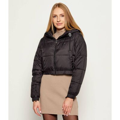 Tommy Jeans Kurtka Cropped Fit czarny M Tommy Jeans Kurtka Cropped Fit czarny M