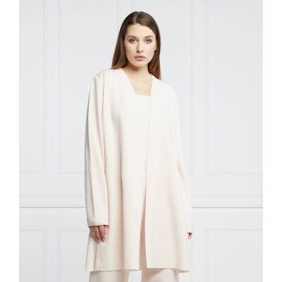 Marc Cain Wełniany kardigan Regular Fit pudrowy róż 34 Marc Cain Wełniany kardigan Regular Fit pudrowy róż 34