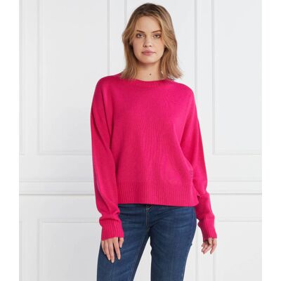 Liu Jo Wełniany sweter Regular Fit różowy L Liu Jo Wełniany sweter Regular Fit różowy L