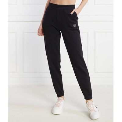 Karl Lagerfeld Spodnie dresowe ikonik 2.0 glitter Regular Fit czarny XL Karl Lagerfeld Spodnie dresowe ikonik 2.0 glitter Regular Fit czarny XL